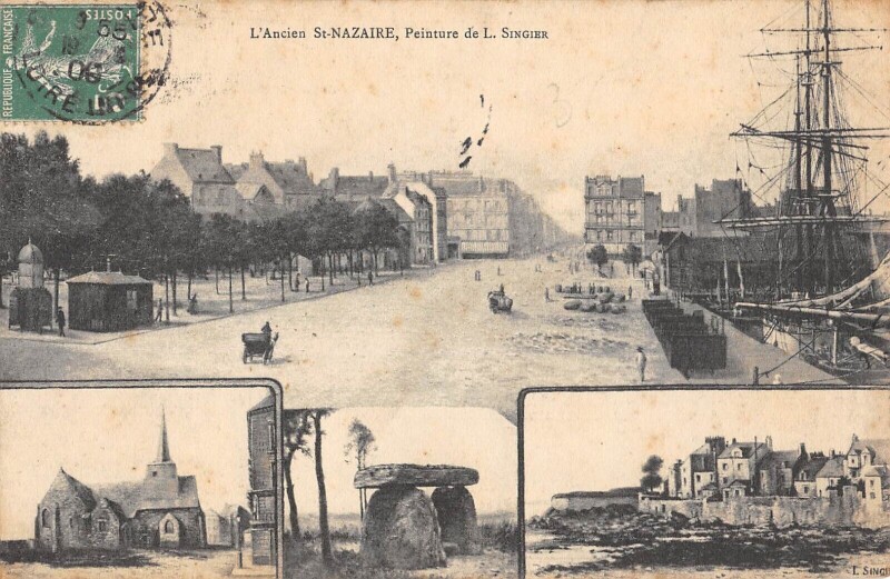 Carte postale ancienne L'Ancien Saint Nazaire à Saint-Nazaire