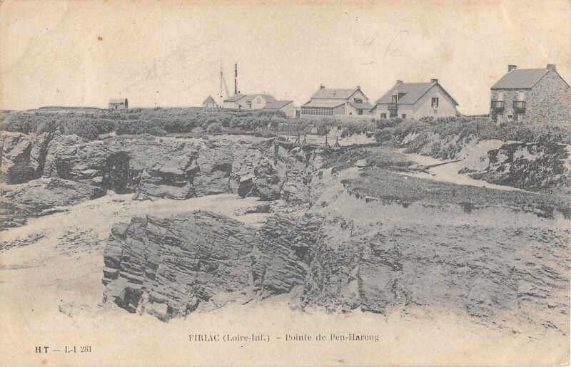 Carte postale ancienne Piriac - Pointe De Pen Hareng