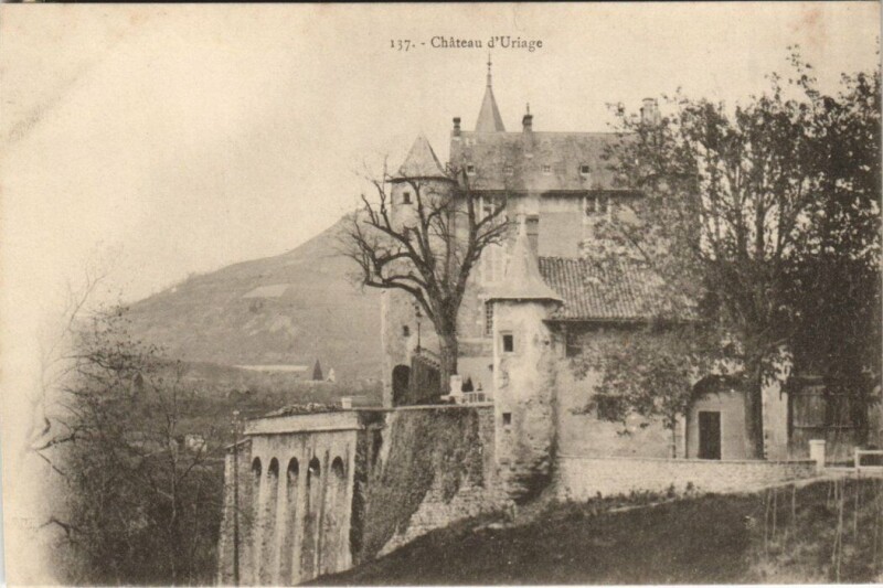 Carte postale ancienne Chateau d'Uriage
