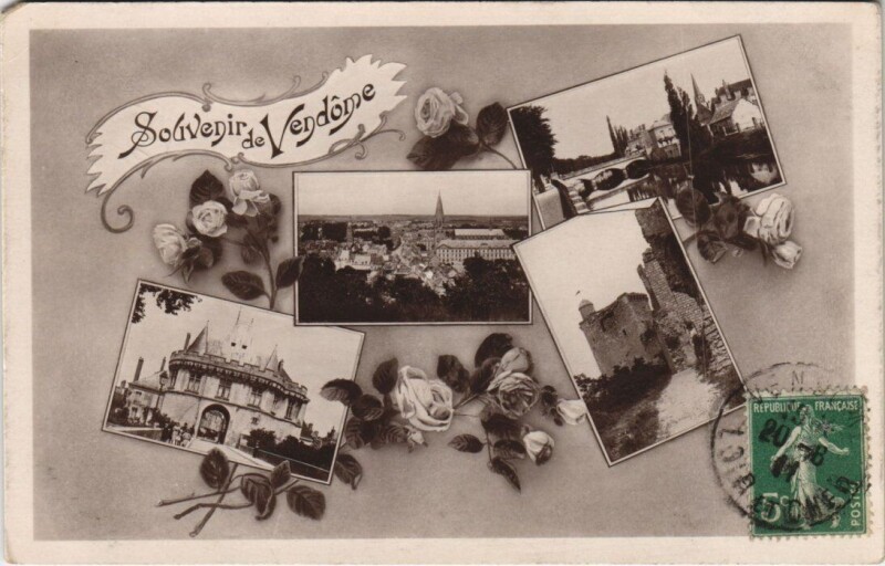 Carte postale ancienne Souvenir de Vendome