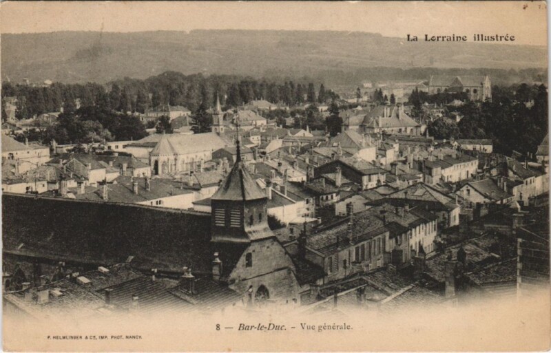 Carte postale ancienne Bar-le-Duc - Vue generale à Bar-le-Duc