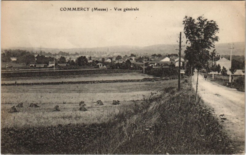 Carte postale ancienne Commercy - Vue generale à Commercy