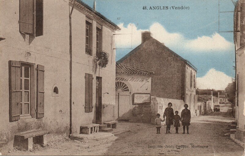 Carte postale ancienne 48 ANGLES (Vendée) à Angles