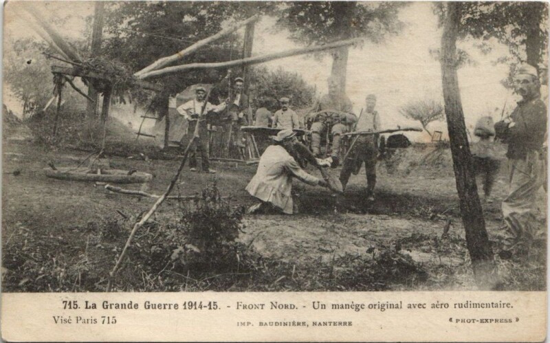 Carte postale ancienne La Grande Guerre 1914-15 Front Nord