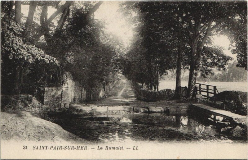Carte postale ancienne Saint-Pair-sur-Mer-La Rumalet