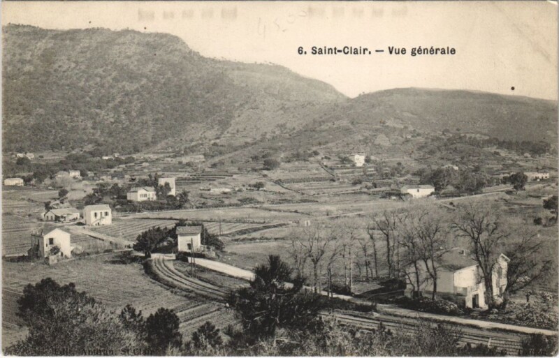 Carte postale ancienne Saint-Clair-Vue générale
