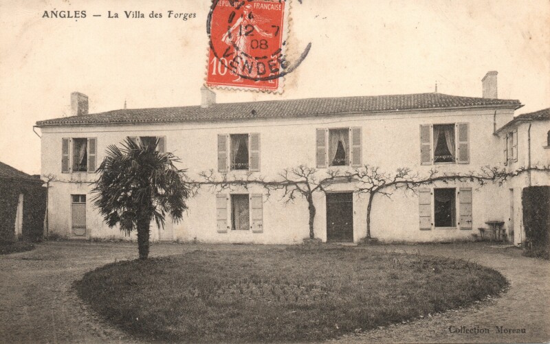 Carte postale ancienne La Villa des Forges à Angles