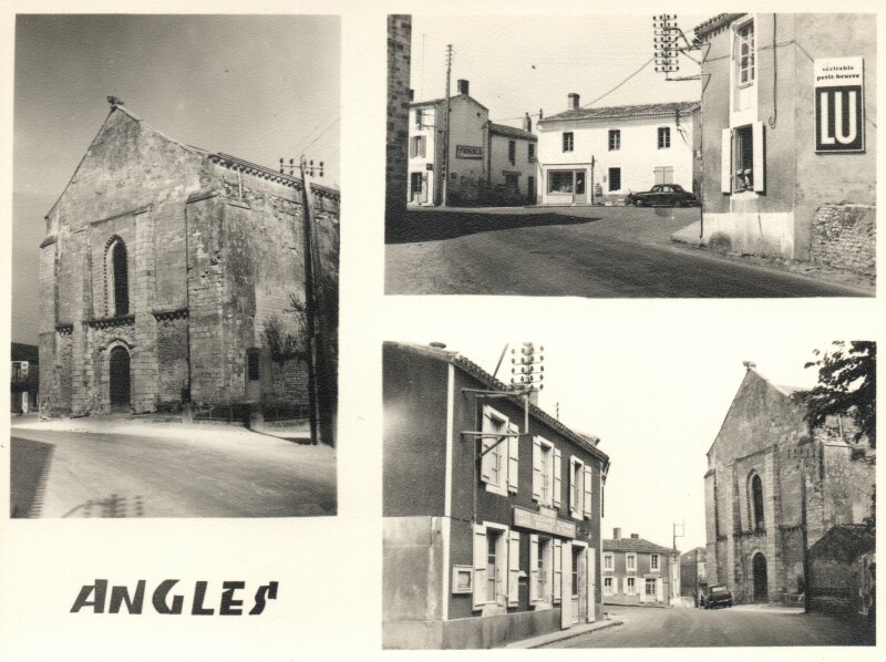 Carte postale ancienne Angles à Angles