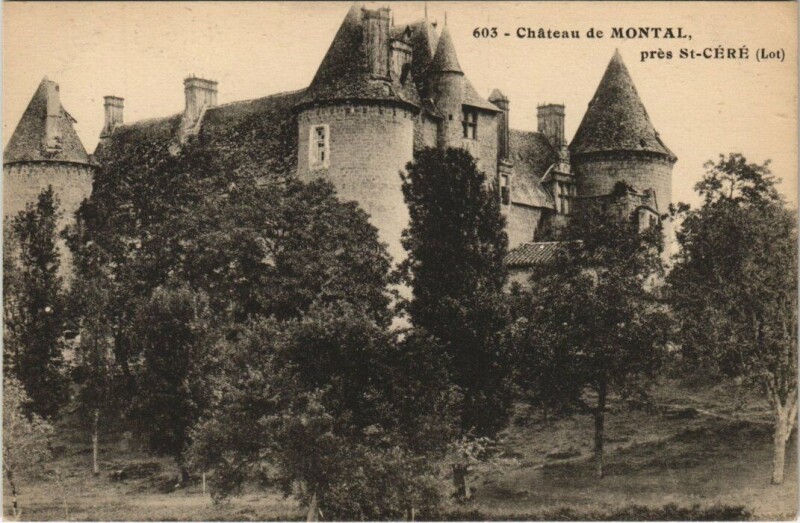 Carte postale ancienne Chateau de Montal, pres Saint-Cere
