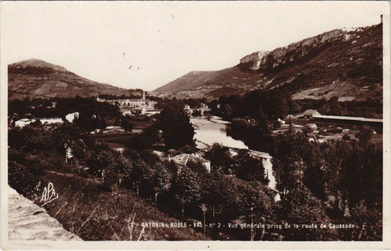 Carte postale ancienne Moissac vue generale France à Moissac