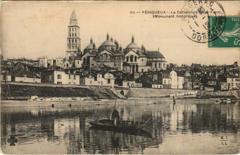 Carte postale ancienne Perigueux- Cathedrale Saint-Front France