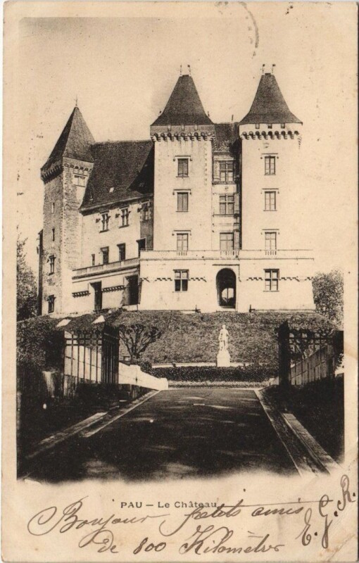 Carte postale ancienne Pau - Le Chateau à Pau