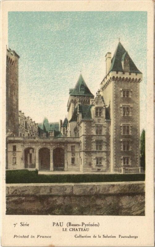 Carte postale ancienne Pau - Le Chateau à Pau