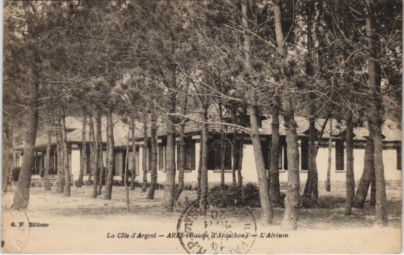 Carte postale ancienne Ares - L'Aérium à Arès