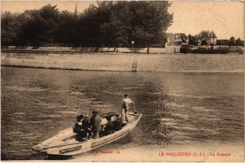Carte postale ancienne Le Pouliguen - Le Passeur au Pouliguen