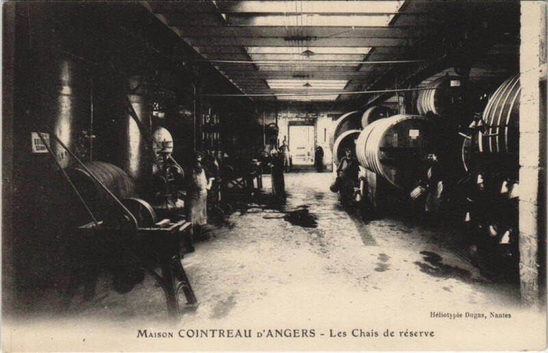 Carte postale ancienne Maison Cointreau d'Angers-Les Chais de reserve à Angers