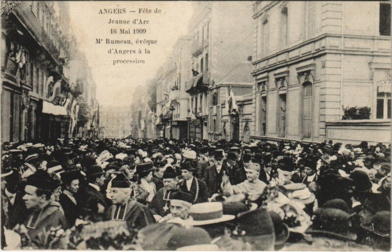 Carte postale ancienne Angers - Fete de Jeanne d'Arc à Angers
