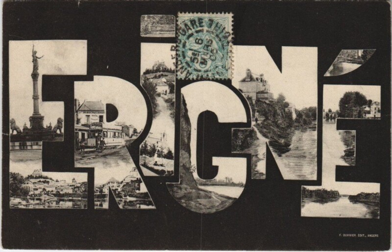 Carte postale ancienne Erigne