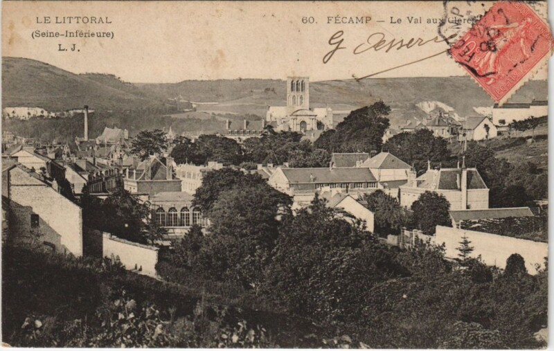 Carte postale ancienne Fecamp Le Vai