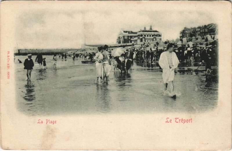Carte postale ancienne La Plage Le Treport