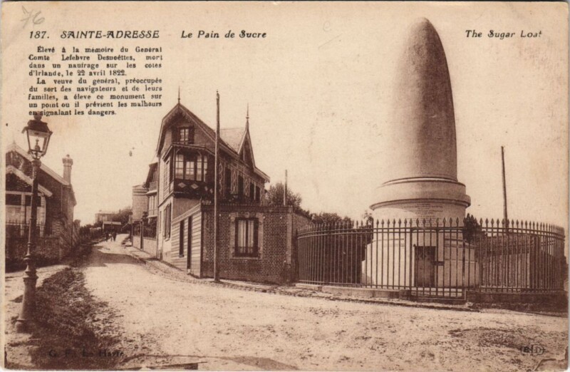 Carte postale ancienne Sainte-Adresse - Le Pain de Sucre à Sainte-Adresse