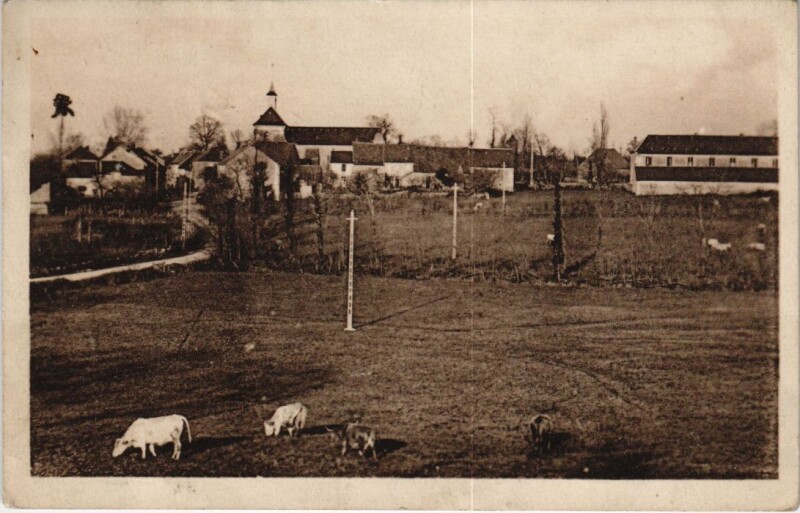 Carte postale ancienne Roches Vue Generale France à Roches