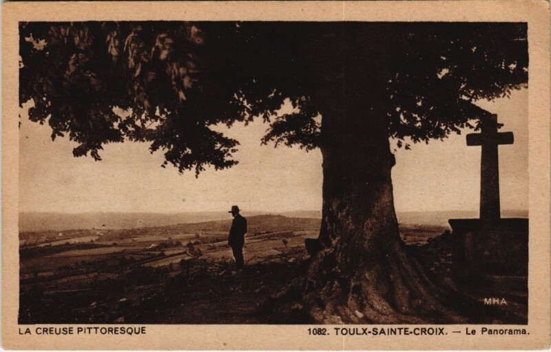 Carte postale ancienne Toulx-Sainte-Croix Le Panorama France à Toulx-Sainte-Croix