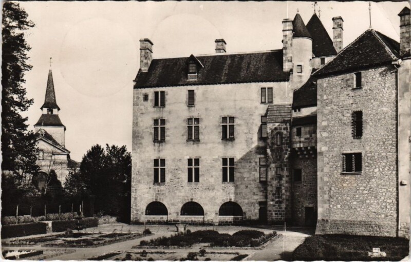 Carte postale ancienne Chateau de Mainsat France à Mainsat