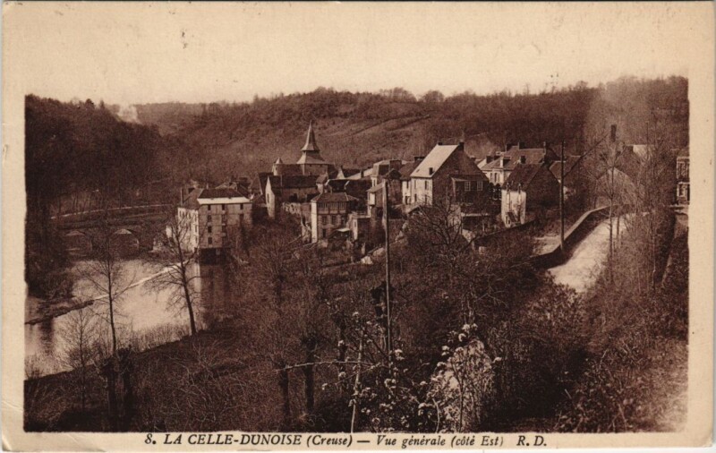 Carte postale ancienne La Celle Dunoise Vue Generale France à La Celle-Dunoise