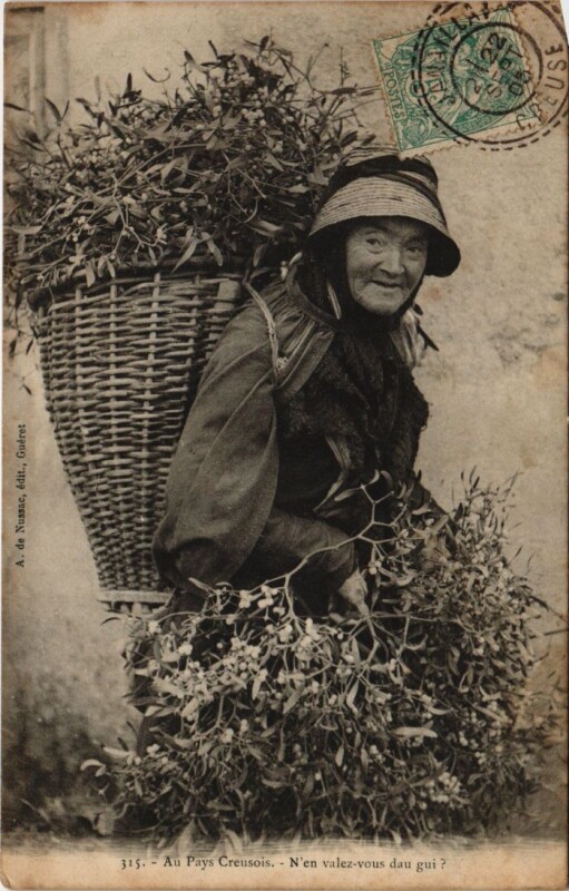 Carte postale ancienne Au pays Creusois France