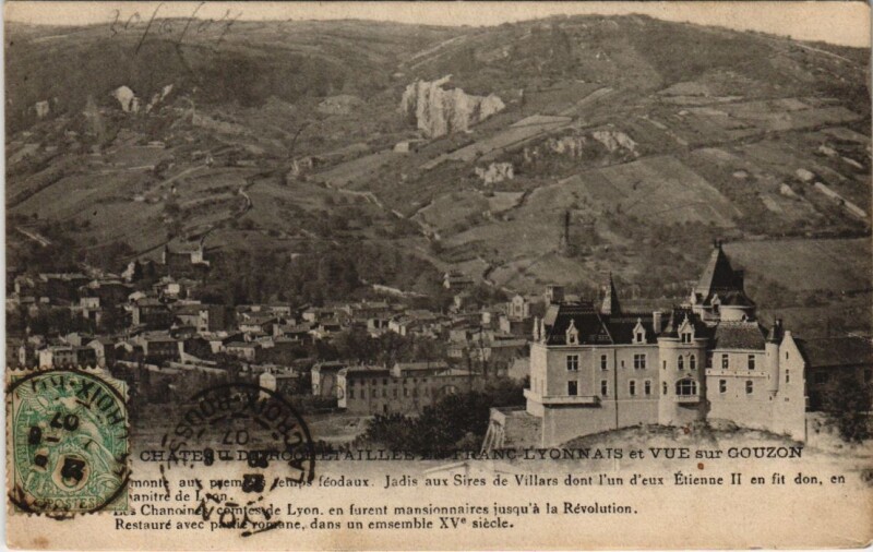 Carte postale ancienne Chateau France