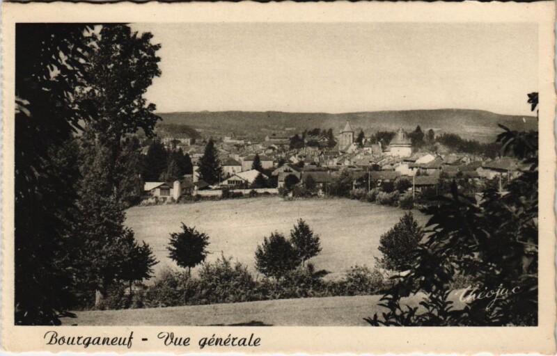 Carte postale ancienne Bourganeuf Vue Generale France à Bourganeuf