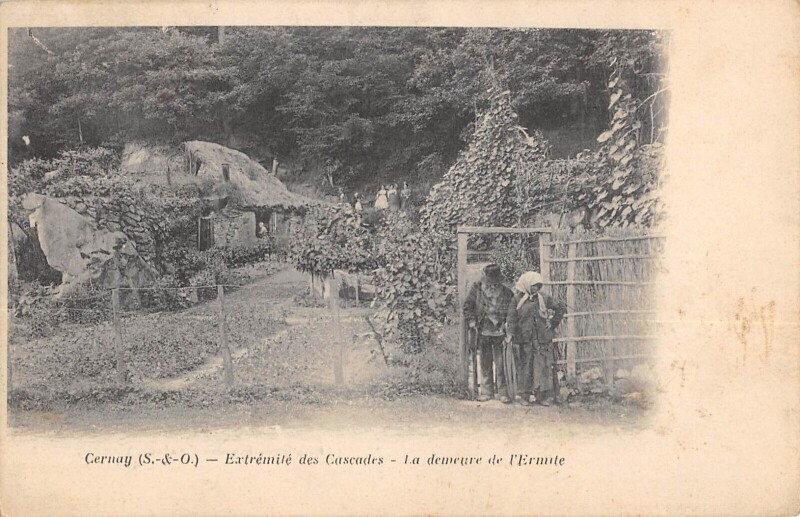 Carte postale ancienne Cernay - Extremite Des Cascades - La Demeure De L'Ermite