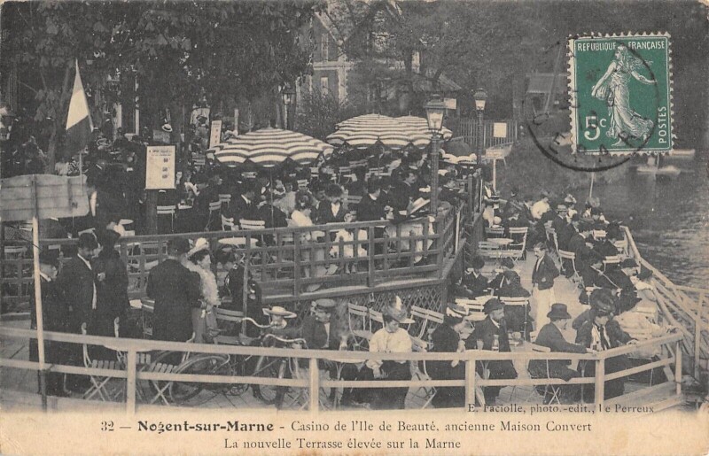 Carte postale ancienne Nogent Sur Marne - Le Casino De L'Ile De Beaute - Maison Convert à Nogent-sur-Marne