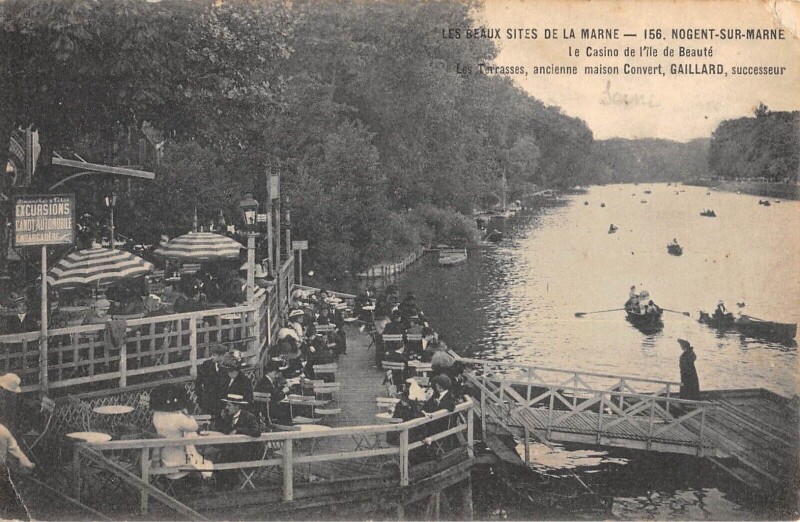 Carte postale ancienne Nogent Sur Marne - Le Casino De L'Ile De Beaute à Nogent-sur-Marne