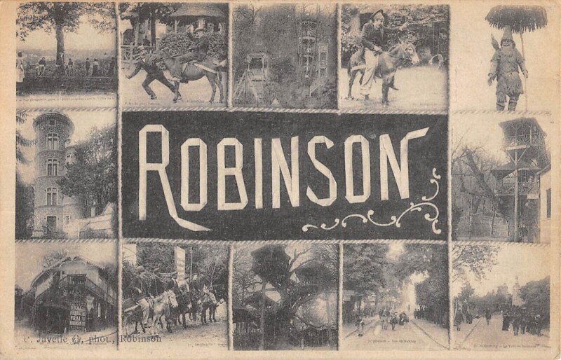 Carte postale ancienne Robinson