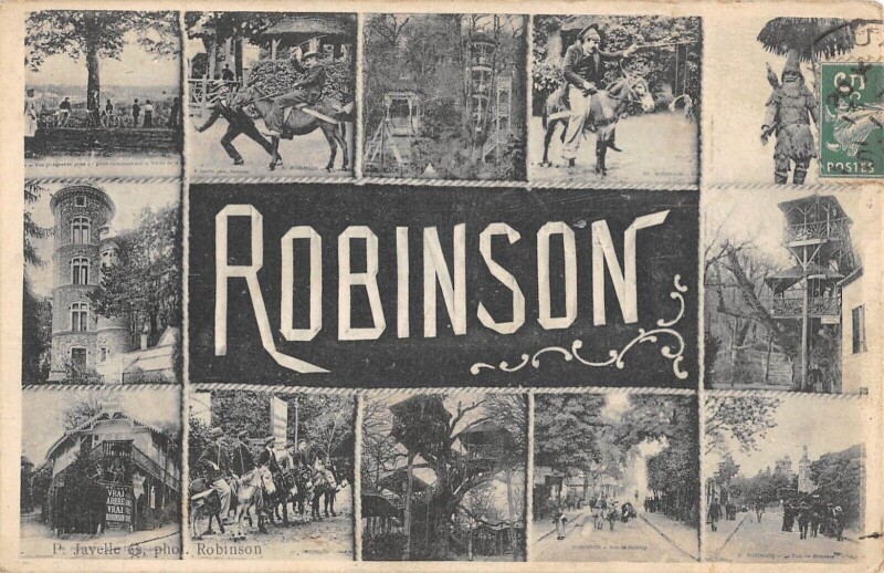 Carte postale ancienne Robinson