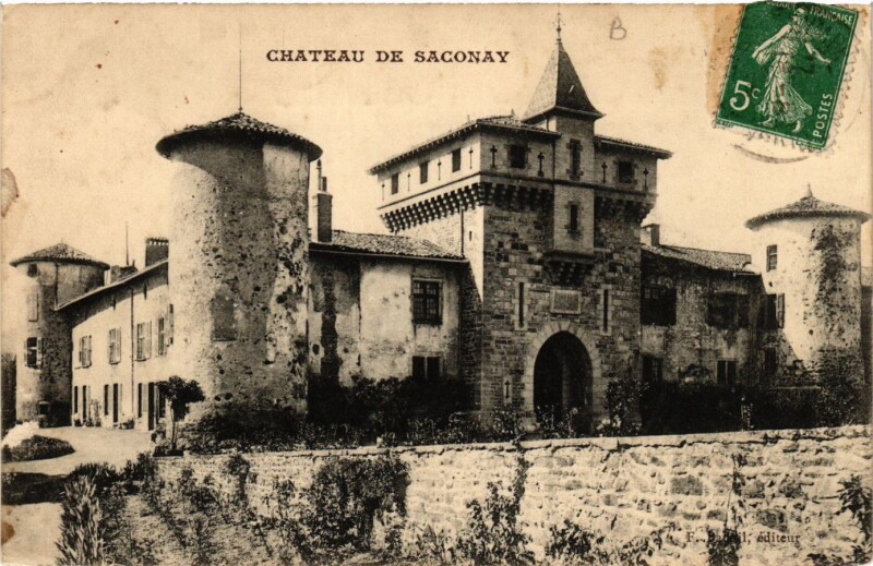 Carte postale ancienne Chateau de Saconay