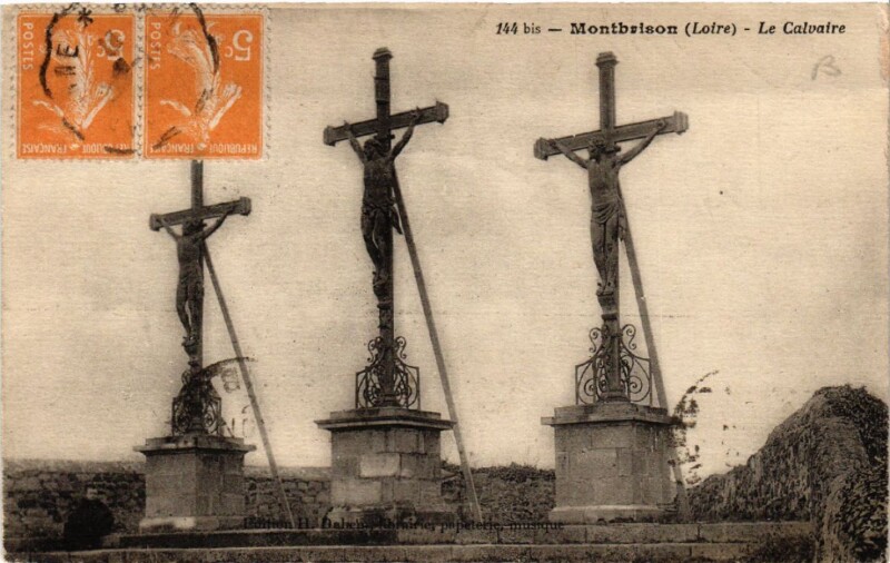 Carte postale ancienne Montbrison - Le Calvaire à Montbrison