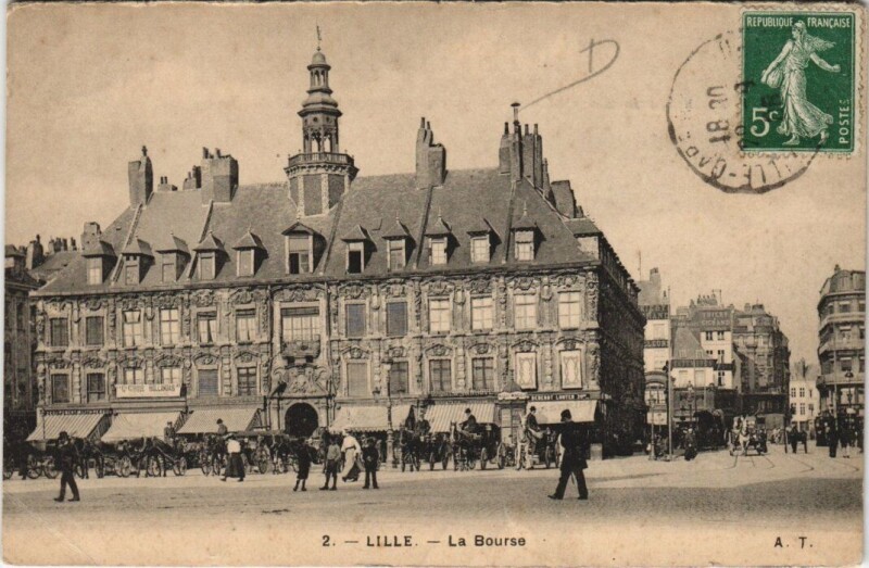 Carte postale ancienne Lille La Bourse à Lille