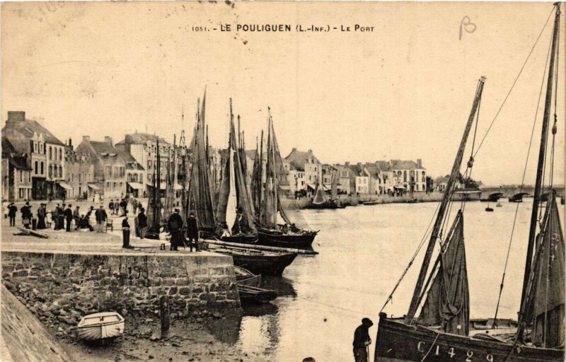 Carte postale ancienne Le Pouliguen - Le Port au Pouliguen