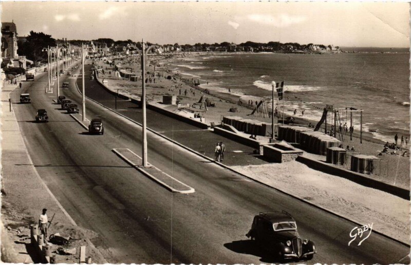 Carte postale ancienne Pornichet - La Plage à Pornichet