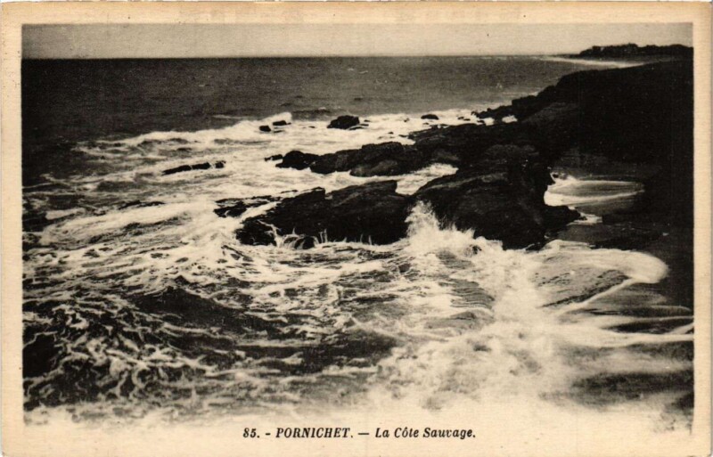 Carte postale ancienne Pornichet - La Cote Sauvage à Pornichet