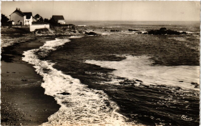 Carte postale ancienne Piriac-sur-Mer - Pointe de la Mine à Piriac-sur-Mer