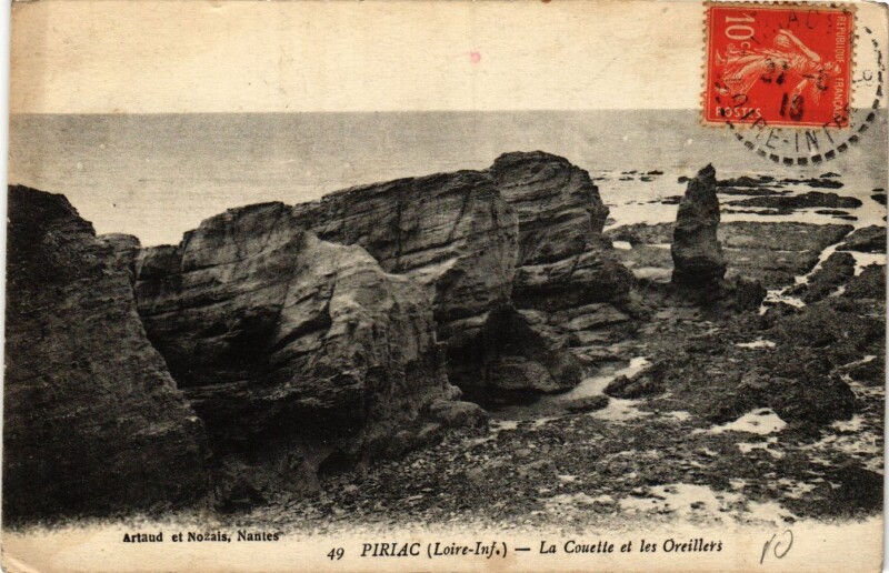 Carte postale ancienne Piriac - La Couette et les Oreillers