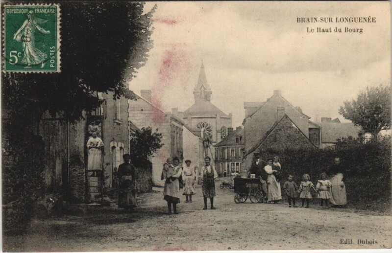 Carte postale ancienne Brain sur Longuenee-le-Haut du Bourg