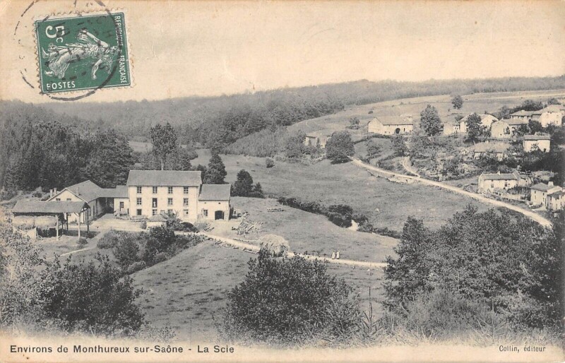 Carte postale ancienne Environs De Monthureaux Sur Saone - La Scie