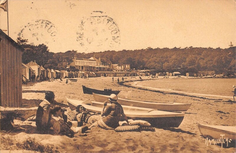 Carte postale ancienne Ile De Noirmoutier - Plage Des Dames