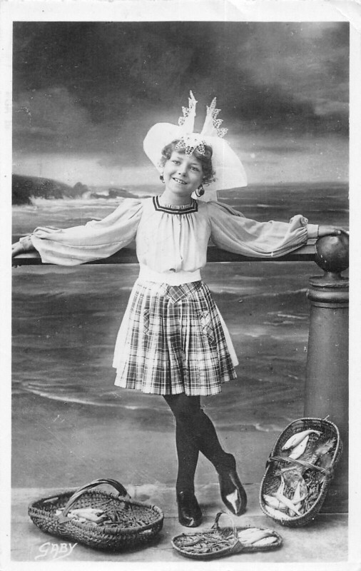 Carte postale ancienne Costume Sablais