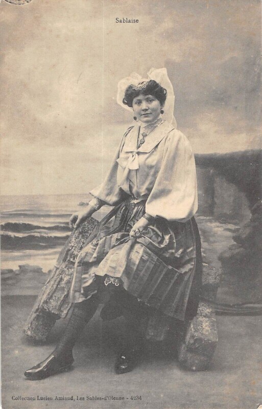 Carte postale ancienne Sablaise